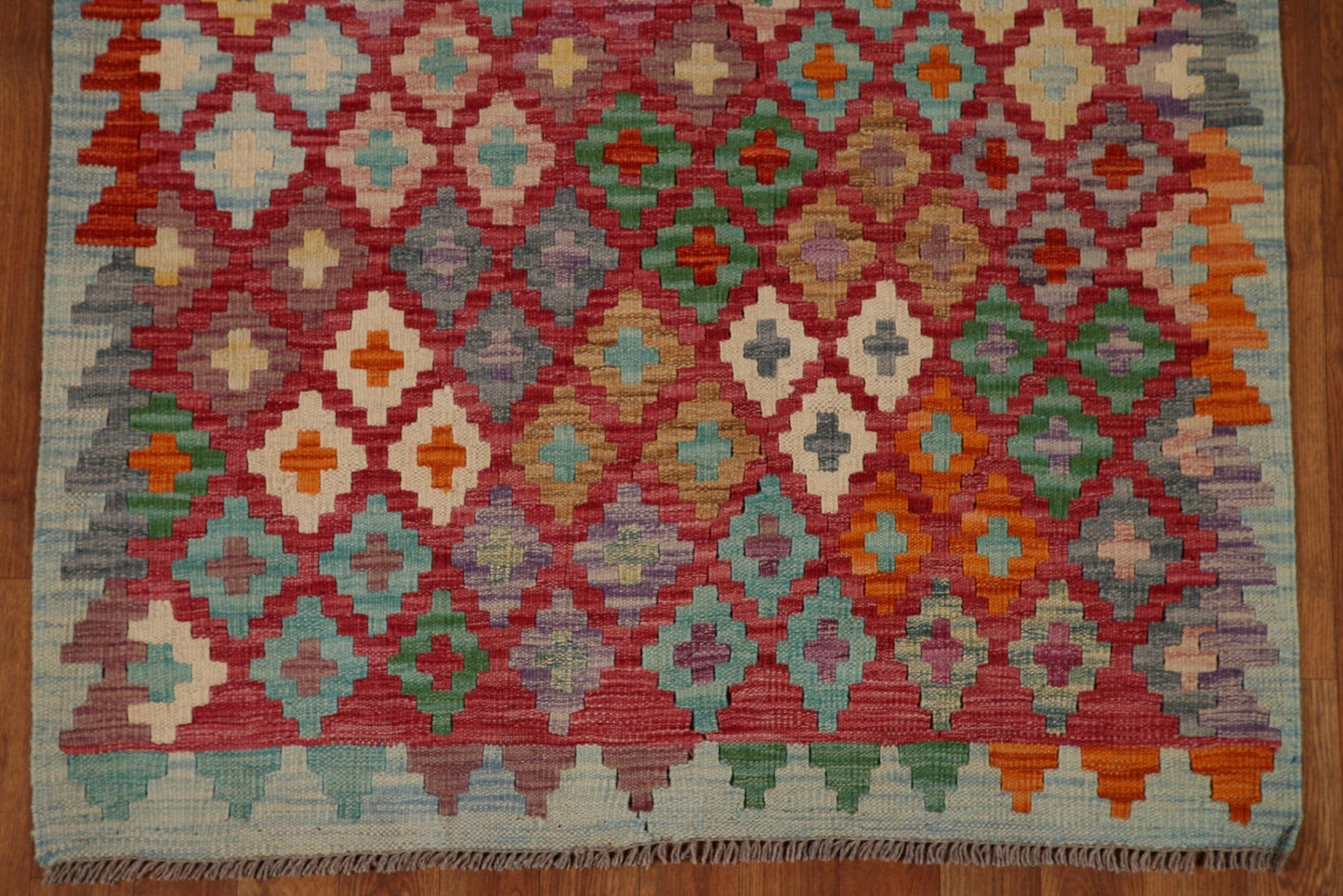 Geometric Kilim Oriental Area Rug 4x5