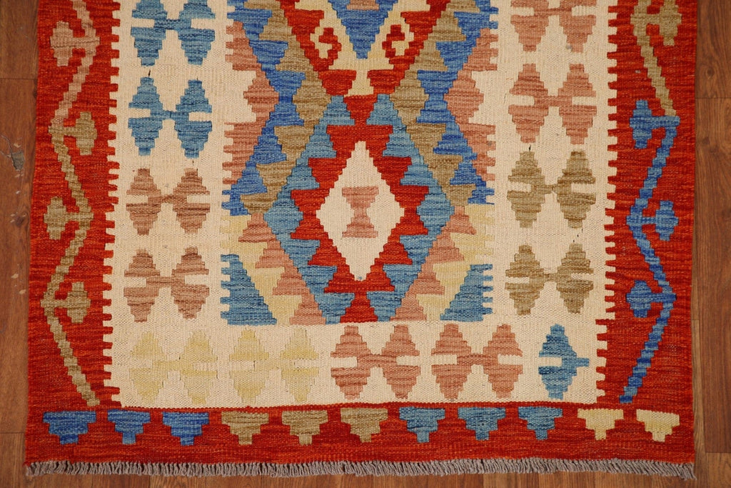 Geometric Kilim Oriental Area Rug 3x5