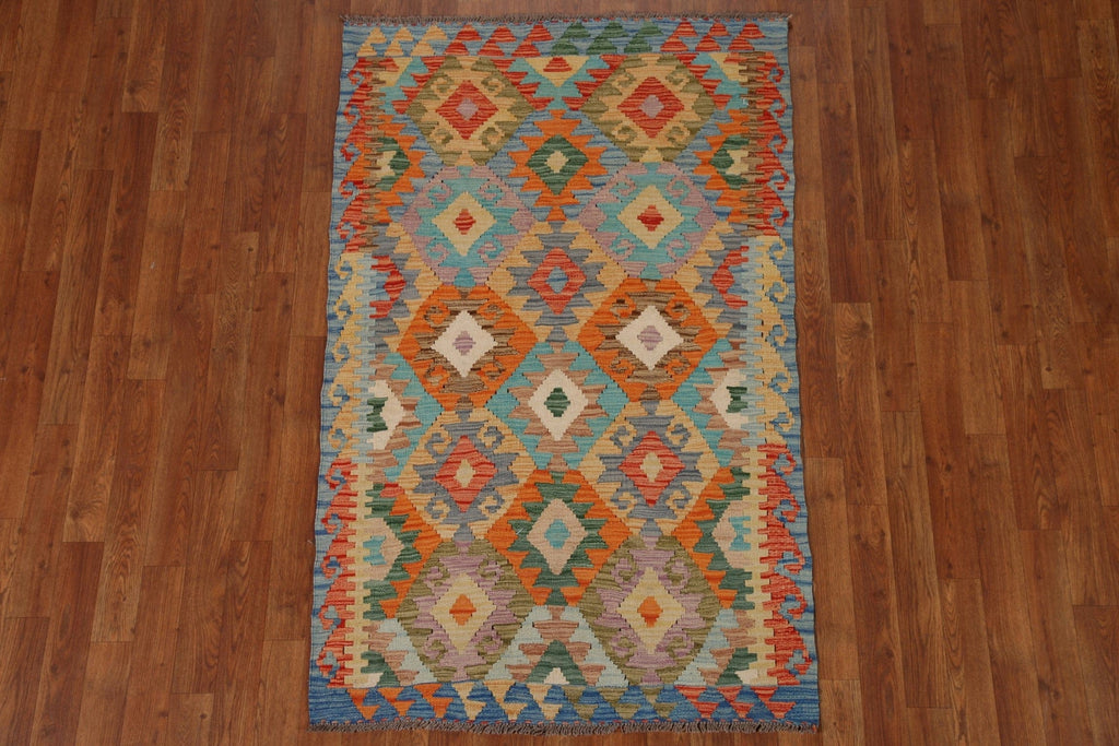 Geometric Kilim Oriental Area Rug 3x5