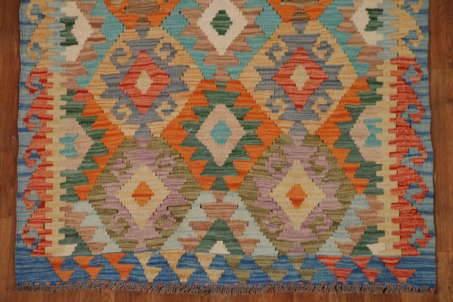 Geometric Kilim Oriental Area Rug 3x5