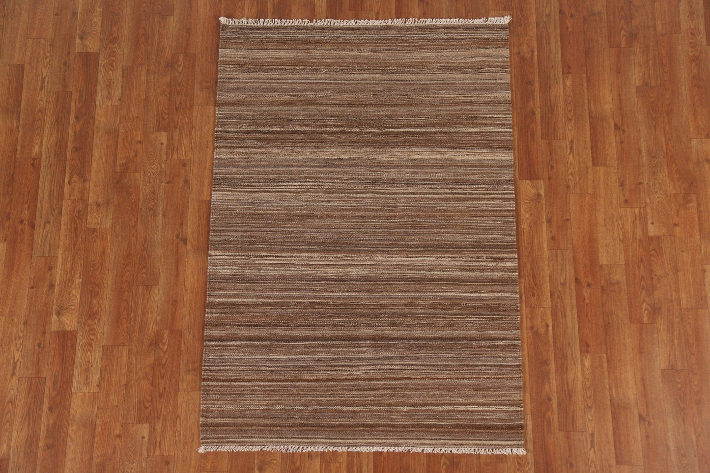 Earth Tone Kilim Modern Area Rug 3x5