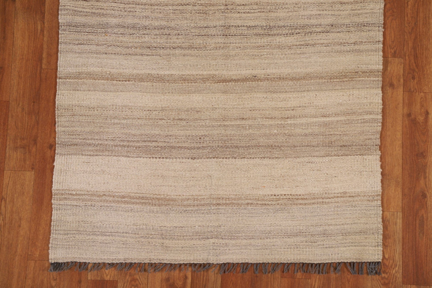 Earth Tone Kilim Modern Wool Rug 3x4