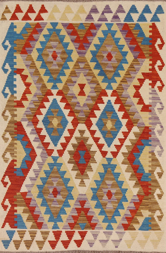 Geometric Kilim Oriental Area Rug 3x5