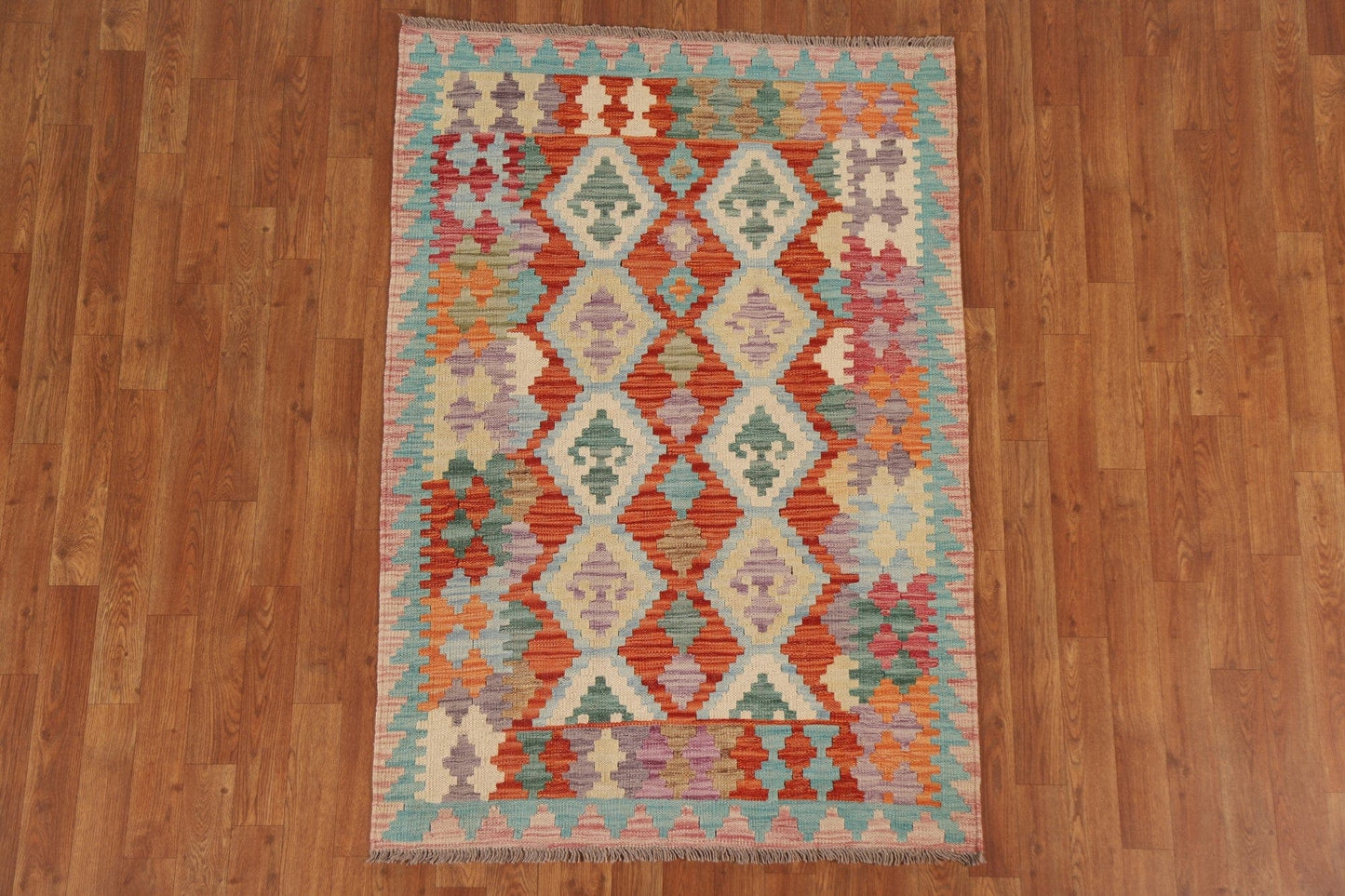 Geometric Kilim Oriental Area Rug 3x5