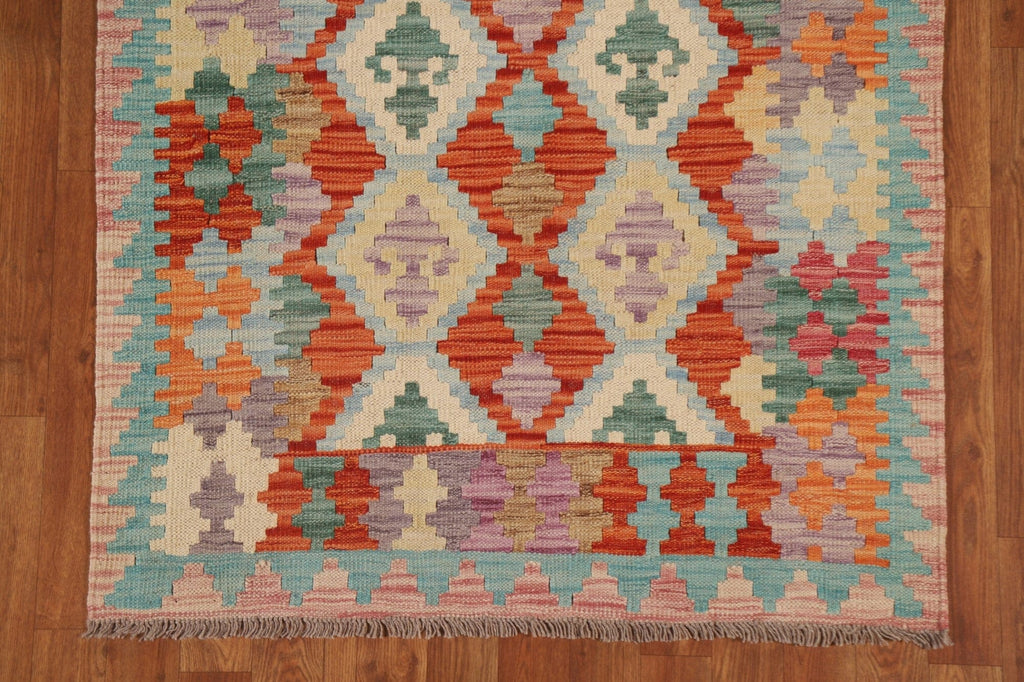 Geometric Kilim Oriental Area Rug 3x5