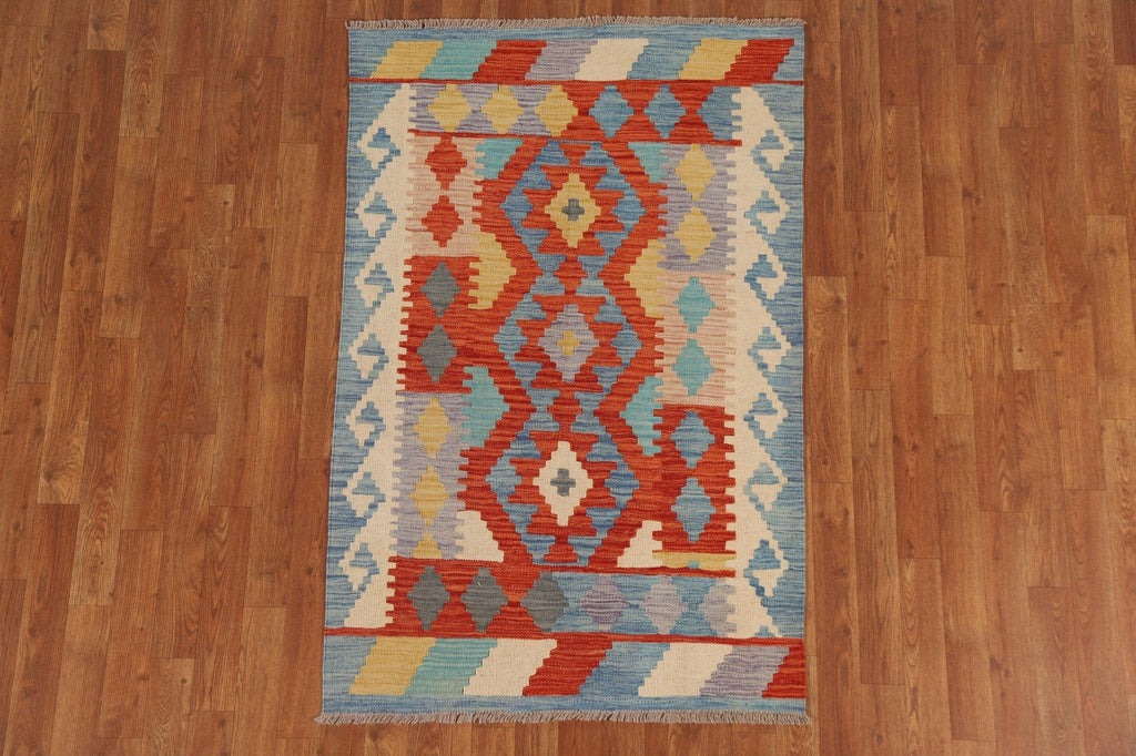 Geometric Kilim Oriental Area Rug 3x5