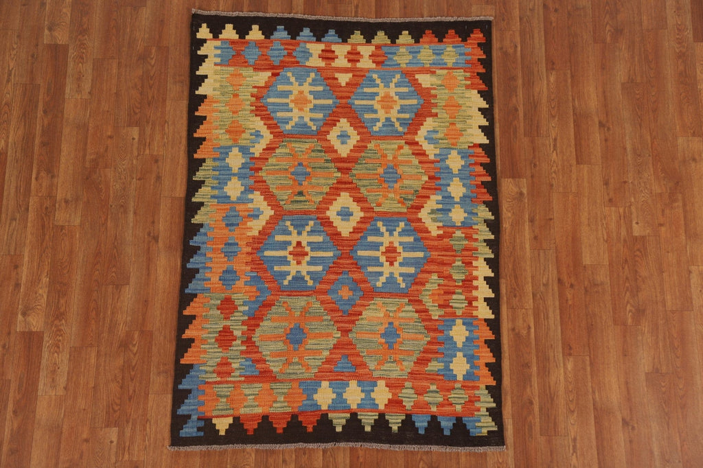 South Western Kilim Oriental Wool Rug 3x5