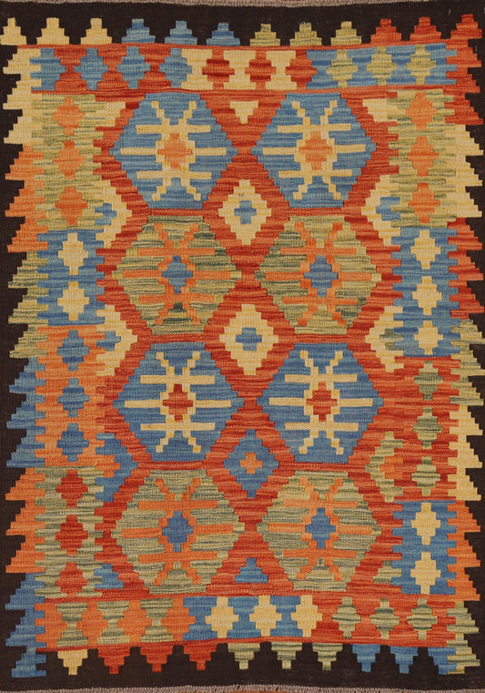 South Western Kilim Oriental Wool Rug 3x5