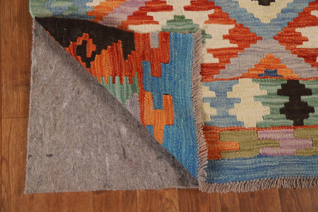 Reversible Wool Kilim Oriental Rug 3x5