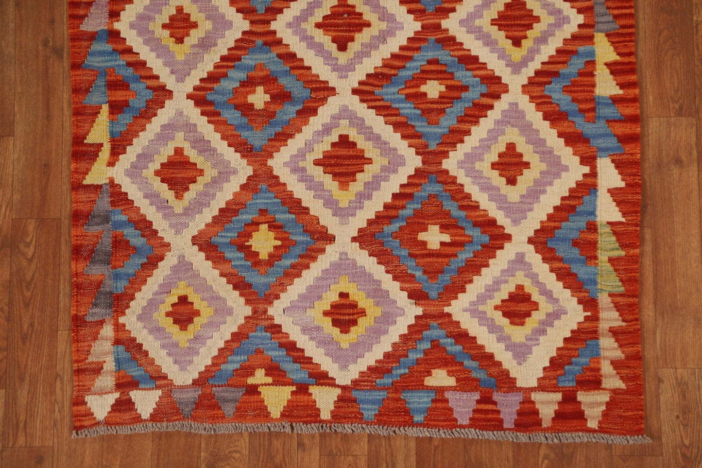 Reversible Wool Kilim Oriental Area Rug 3x5