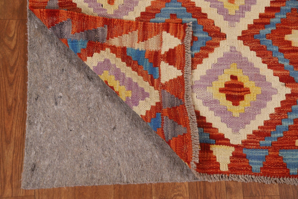 Reversible Wool Kilim Oriental Area Rug 3x5