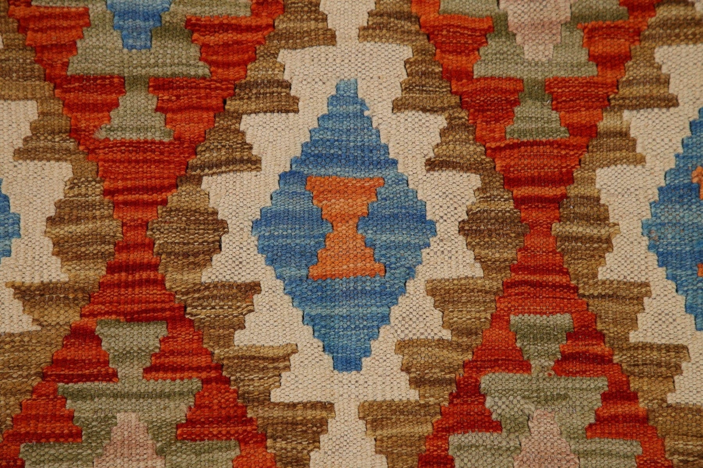 Orange Kilim Oriental Area Rug 3x5