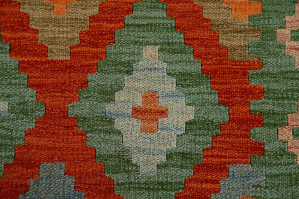 Geometric Kilim Oriental Area Rug 4x5