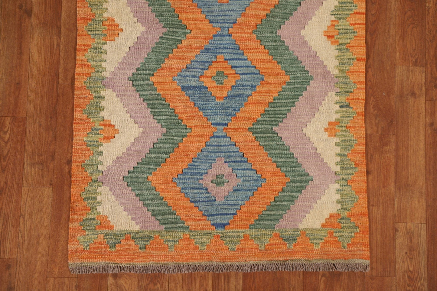 Geometric Kilim Oriental Area Rug 3x4