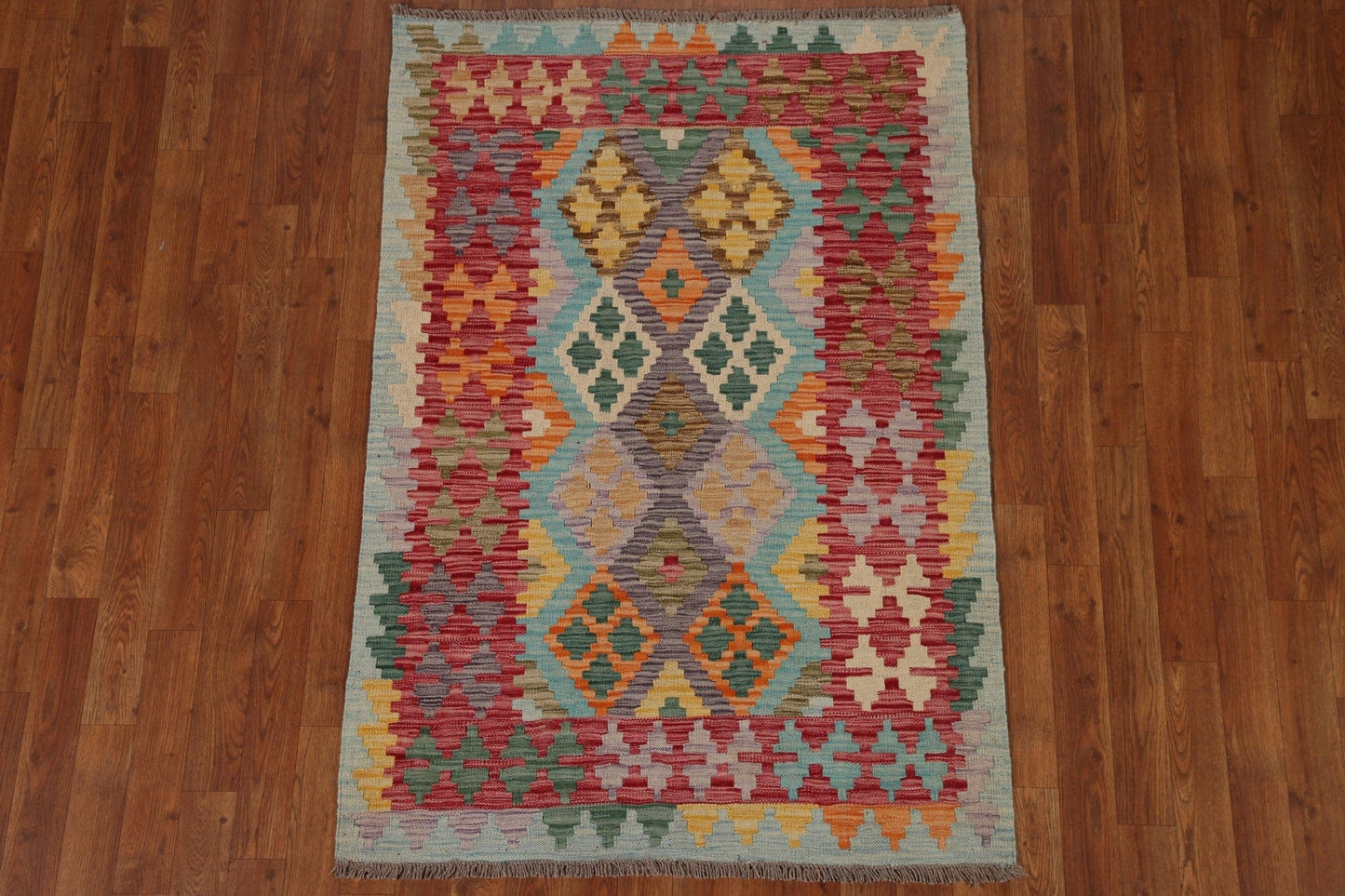 Geometric Kilim Oriental Area Rug 3x5