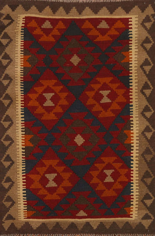 Geometric Kilim Oriental Area Rug 3x5