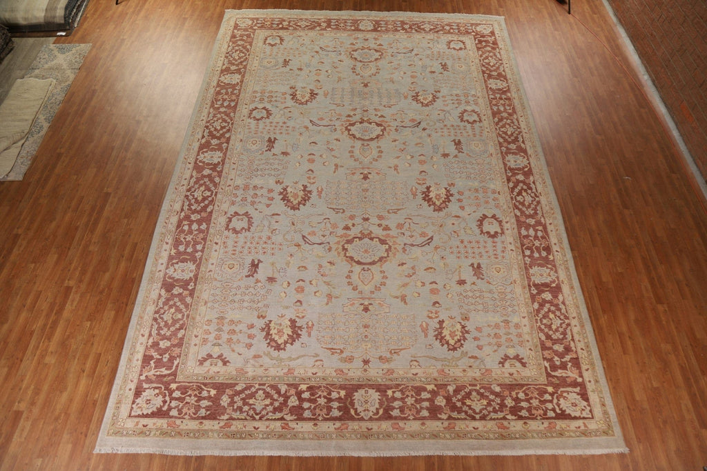 Vegetable Dye Heriz Serapi Oriental Large Rug 12x18