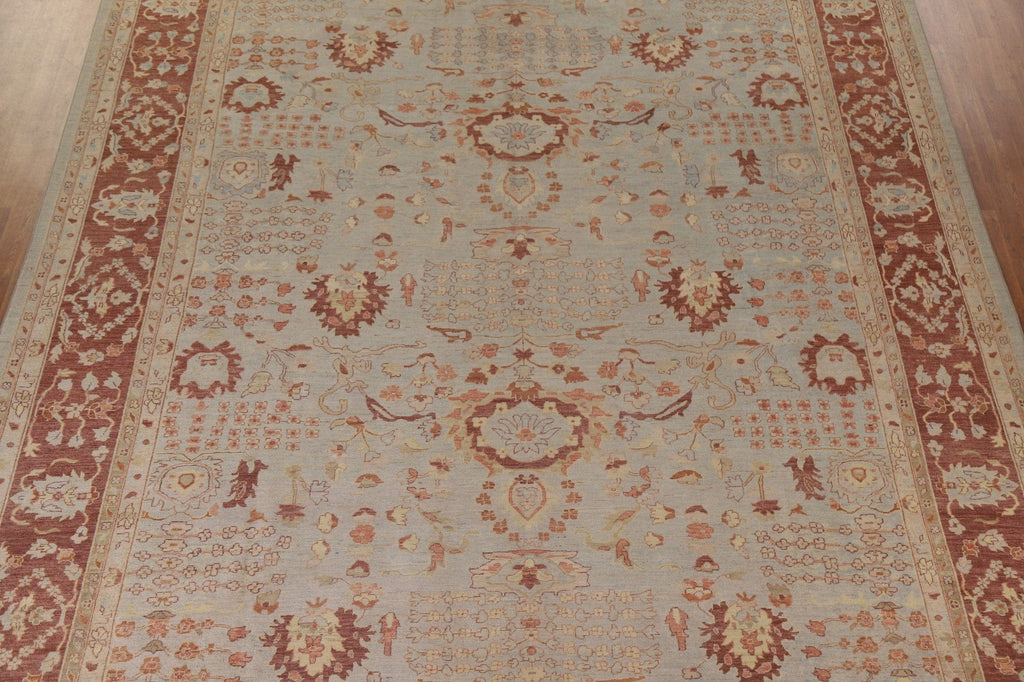 Vegetable Dye Heriz Serapi Oriental Large Rug 12x18