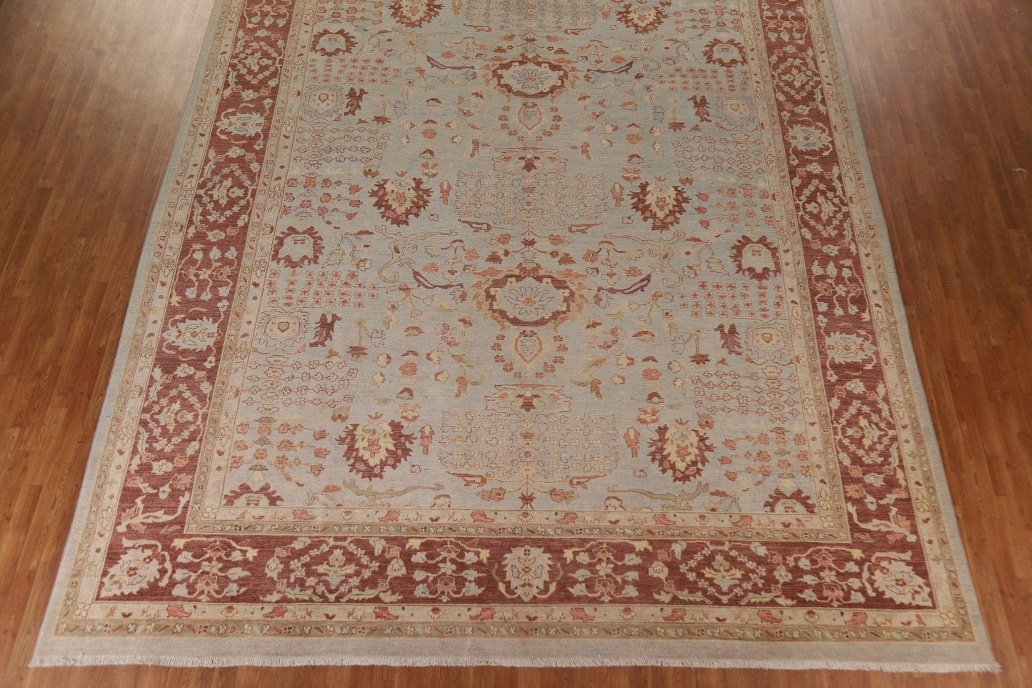 Vegetable Dye Heriz Serapi Oriental Large Rug 12x18