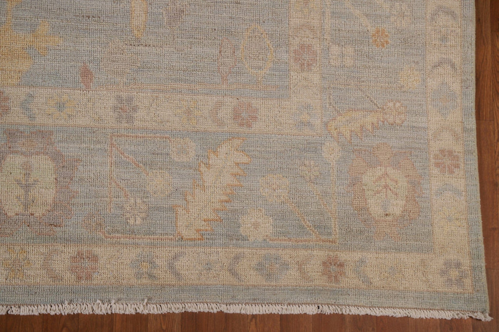 Vegetable Dye Oushak Turkish Area Rug 9x12