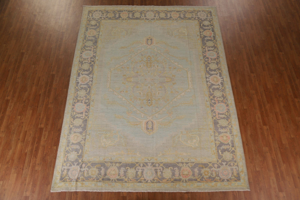 Handmade Oushak Vegetable Dye Area Rug 9x12