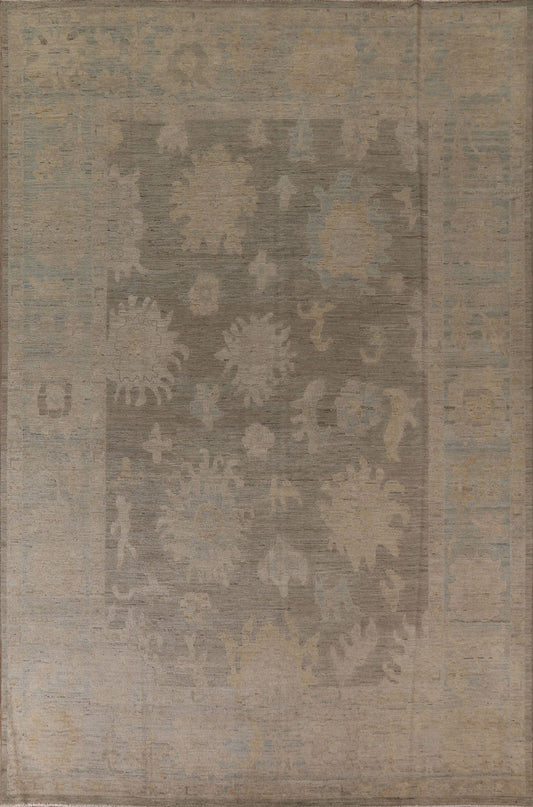 Vegetable Dye Oushak Turkish Area Rug 9x12