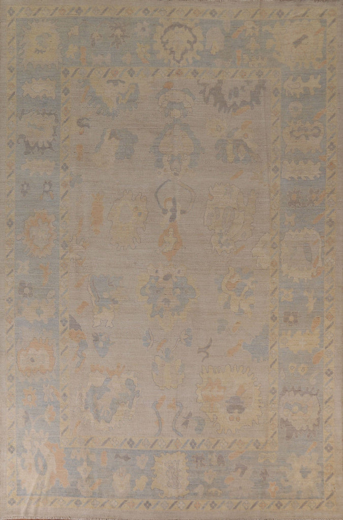 Vegetable Dye Oushak Oriental Area Rug 9x12