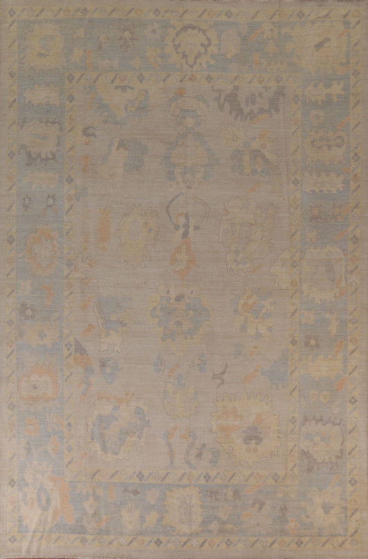 Vegetable Dye Oushak Oriental Area Rug 9x12