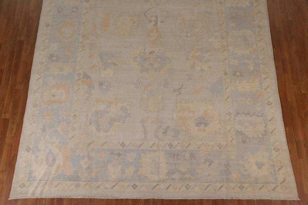 Vegetable Dye Oushak Oriental Area Rug 9x12