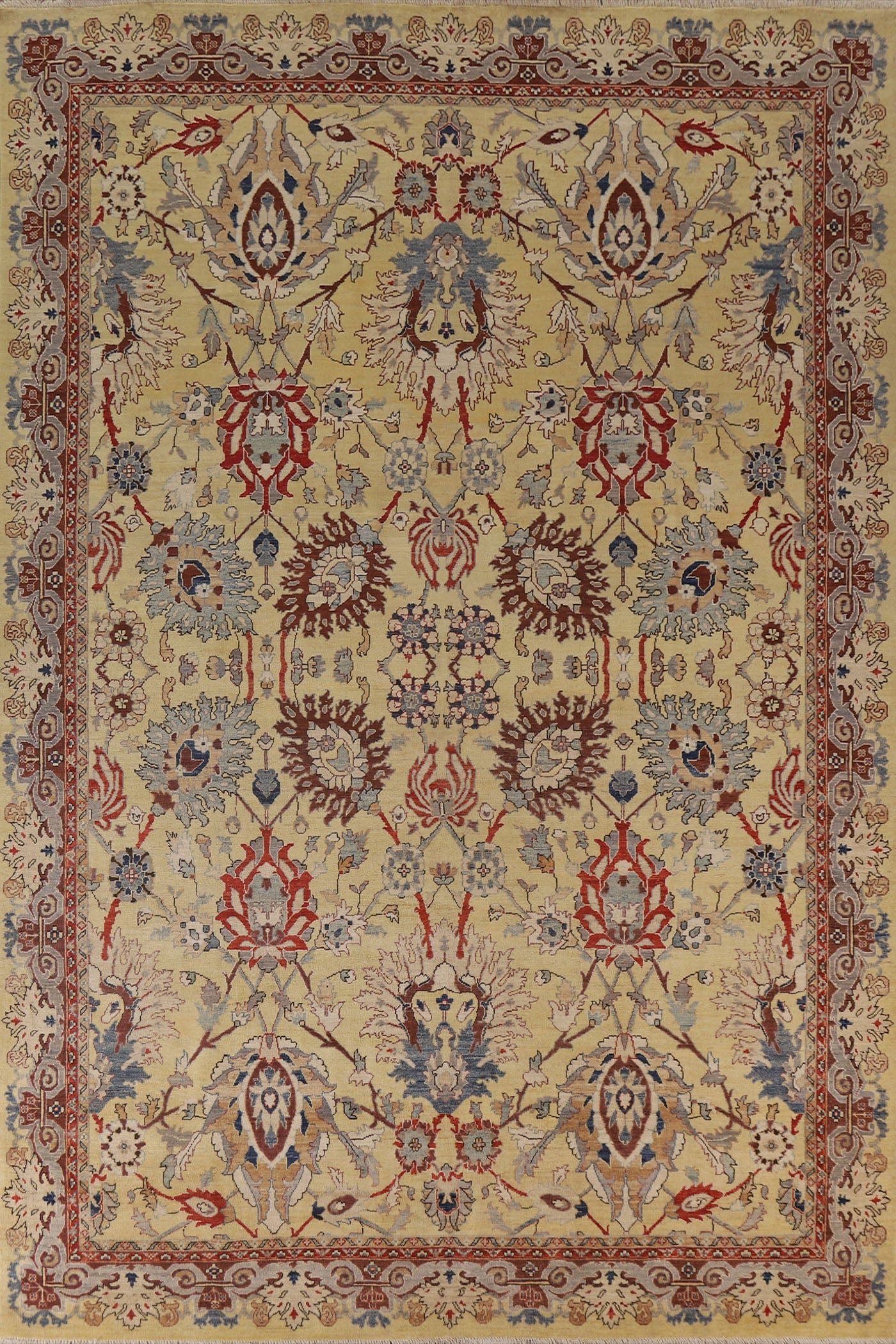 Vegetable Dye Ziegler Oriental Area Rug 9x12