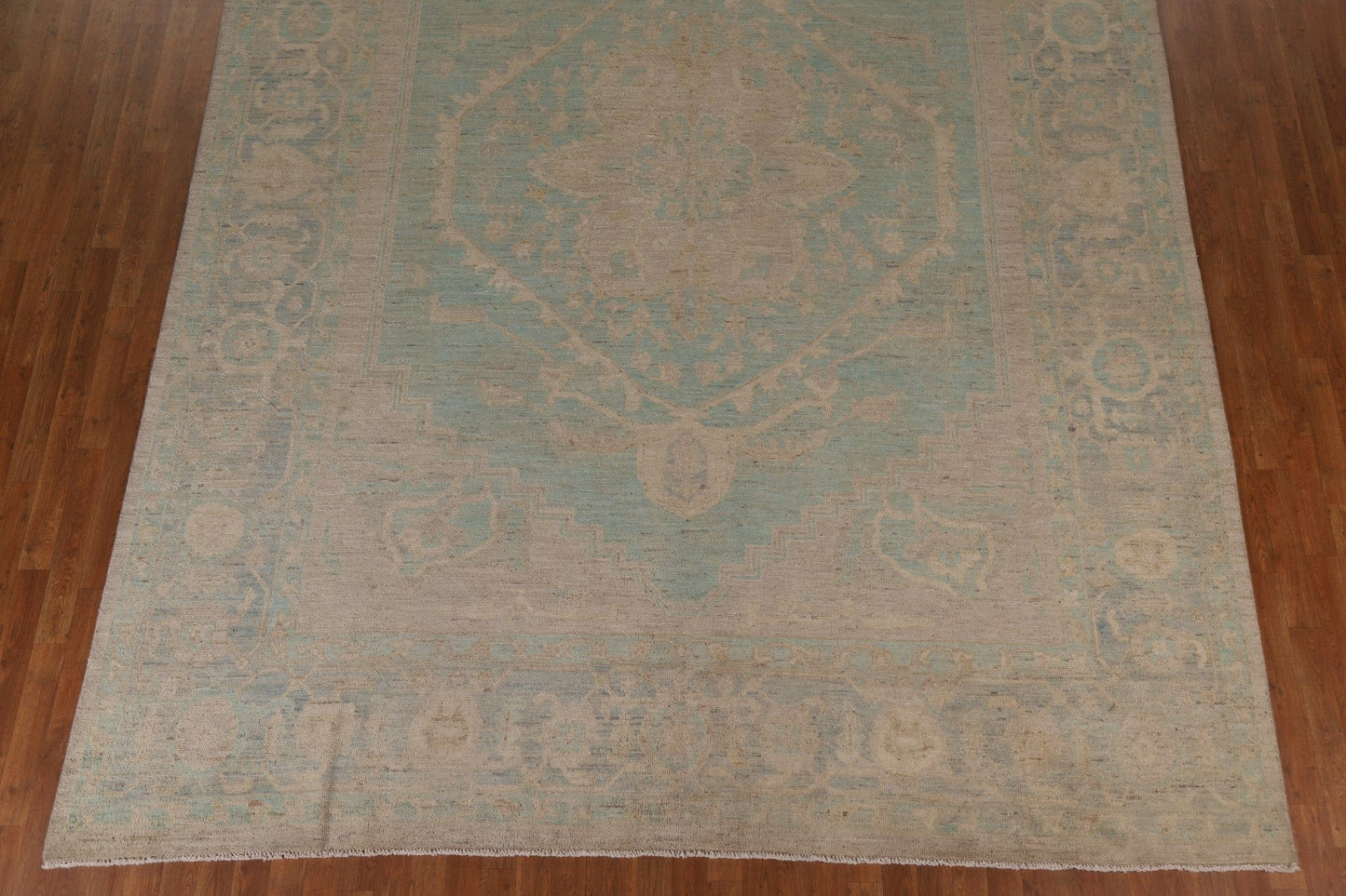 Vegetable Dye Oushak Turkish Large Area Rug 10x14