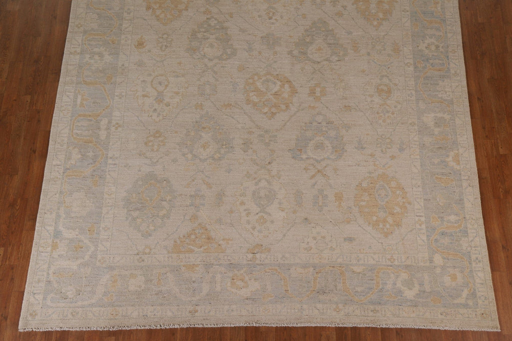 Vegetable Dye Oushak Turkish Area Rug 9x12