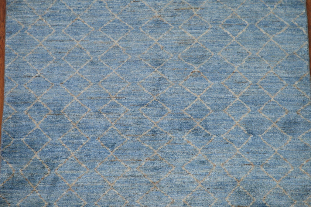 Blue Modern Gabbeh Oriental Area Rug 3x5