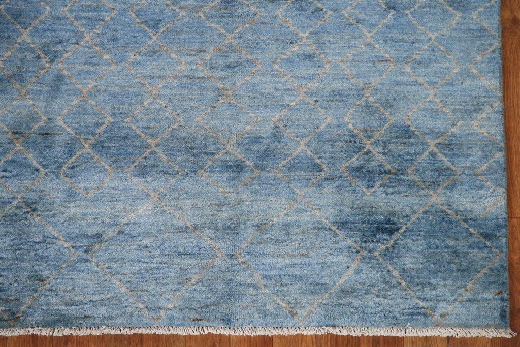 Blue Modern Gabbeh Oriental Area Rug 3x5