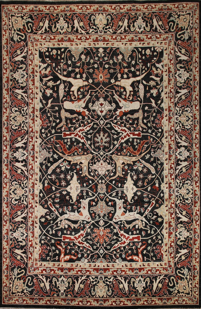 Vegetable Dye Oushak Turkish Area Rug 9x12