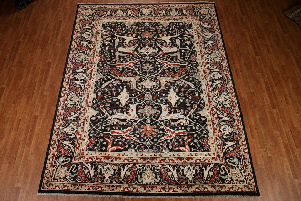 Vegetable Dye Oushak Turkish Area Rug 9x12