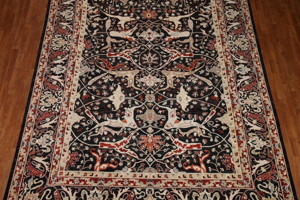 Vegetable Dye Oushak Turkish Area Rug 9x12