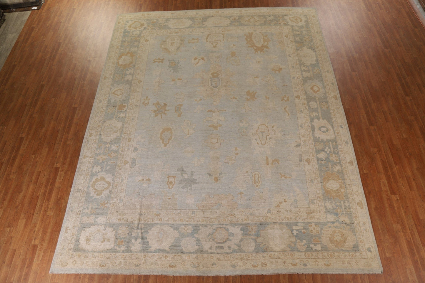 Vegetable Dye Oushak Oriental Large Rug 12x15