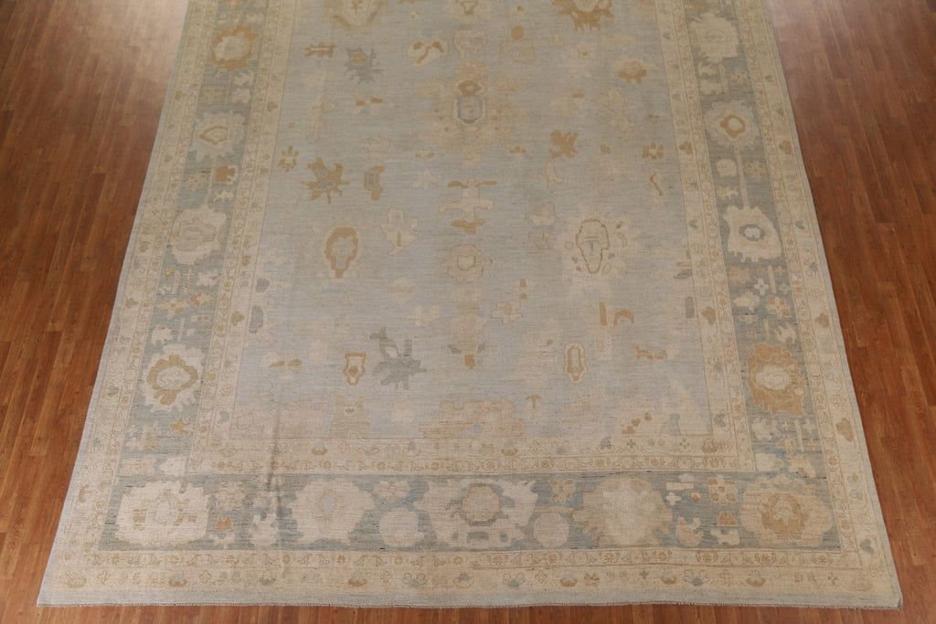 Vegetable Dye Oushak Oriental Large Rug 12x15