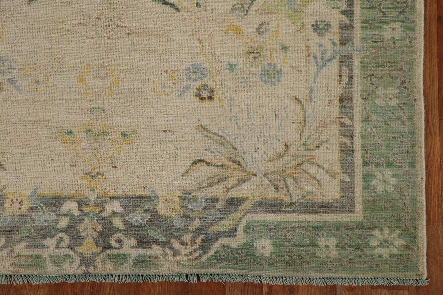 Vegetable Dye Oushak Oriental Area Rug 5x7