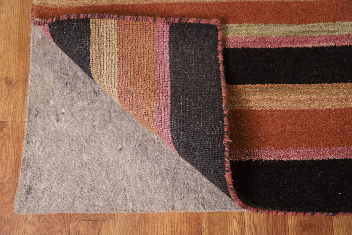 Striped Gabbeh Oriental Area Rug 9x10