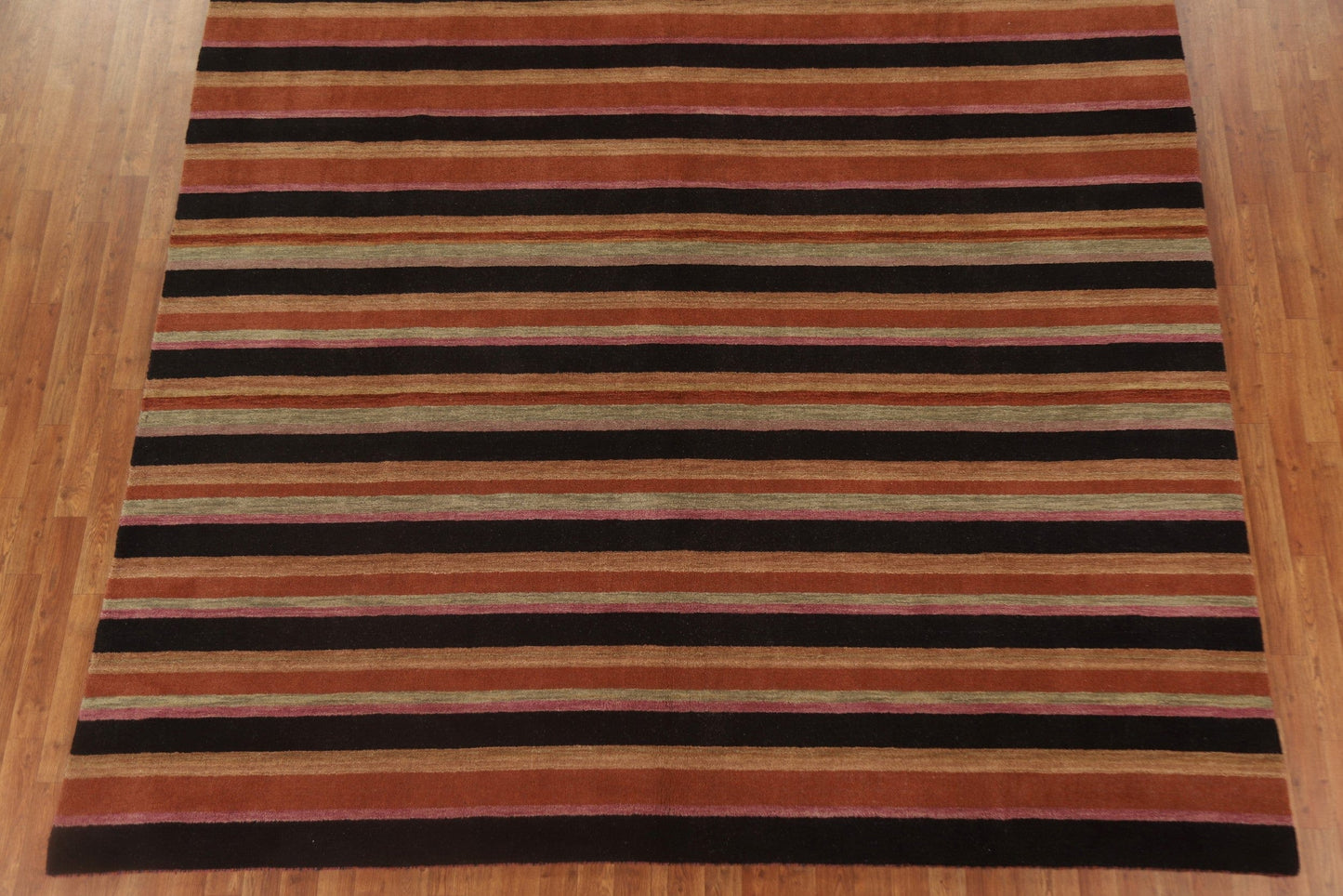 Striped Gabbeh Oriental Area Rug 9x10