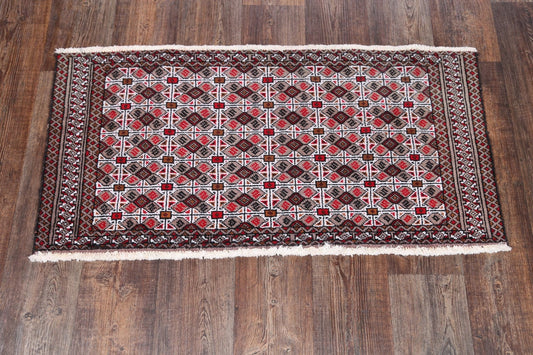 2x4 Turkoman Balouch Persian Area Rug