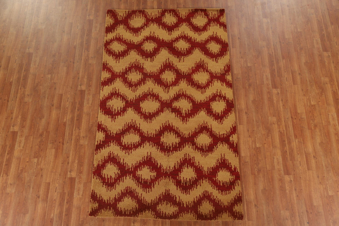 Handmade Wool Gabbeh Oriental Area Rug 5x8