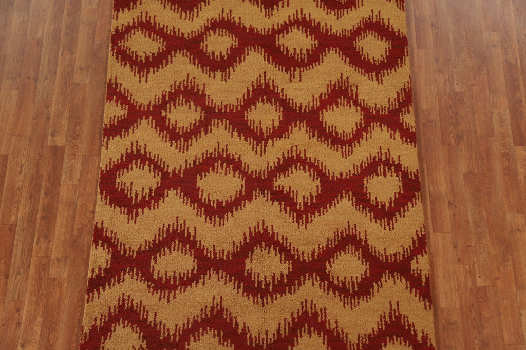 Handmade Wool Gabbeh Oriental Area Rug 5x8