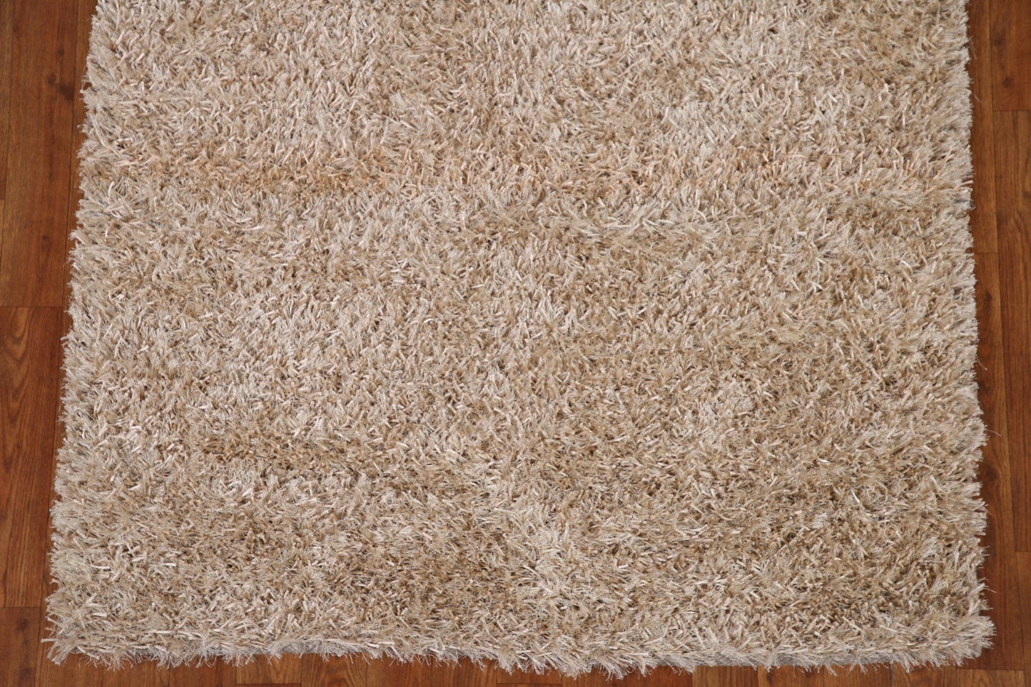 Handmade Shaggy Oriental Area Rug 4x6