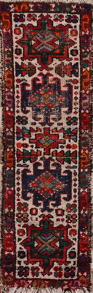 Vegetable Dye Gharajeh Persian Runner Rug 2x5