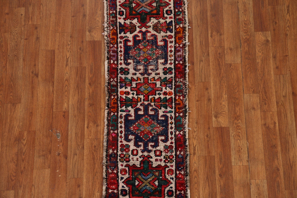 Vegetable Dye Gharajeh Persian Runner Rug 2x5