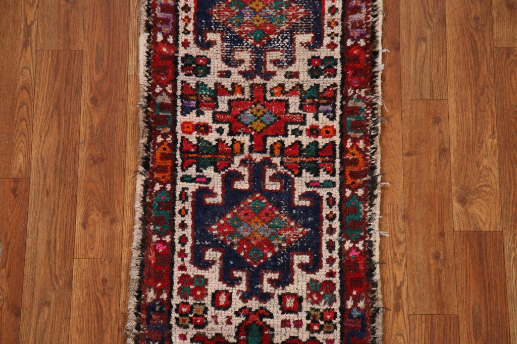 Vegetable Dye Gharajeh Persian Runner Rug 2x5