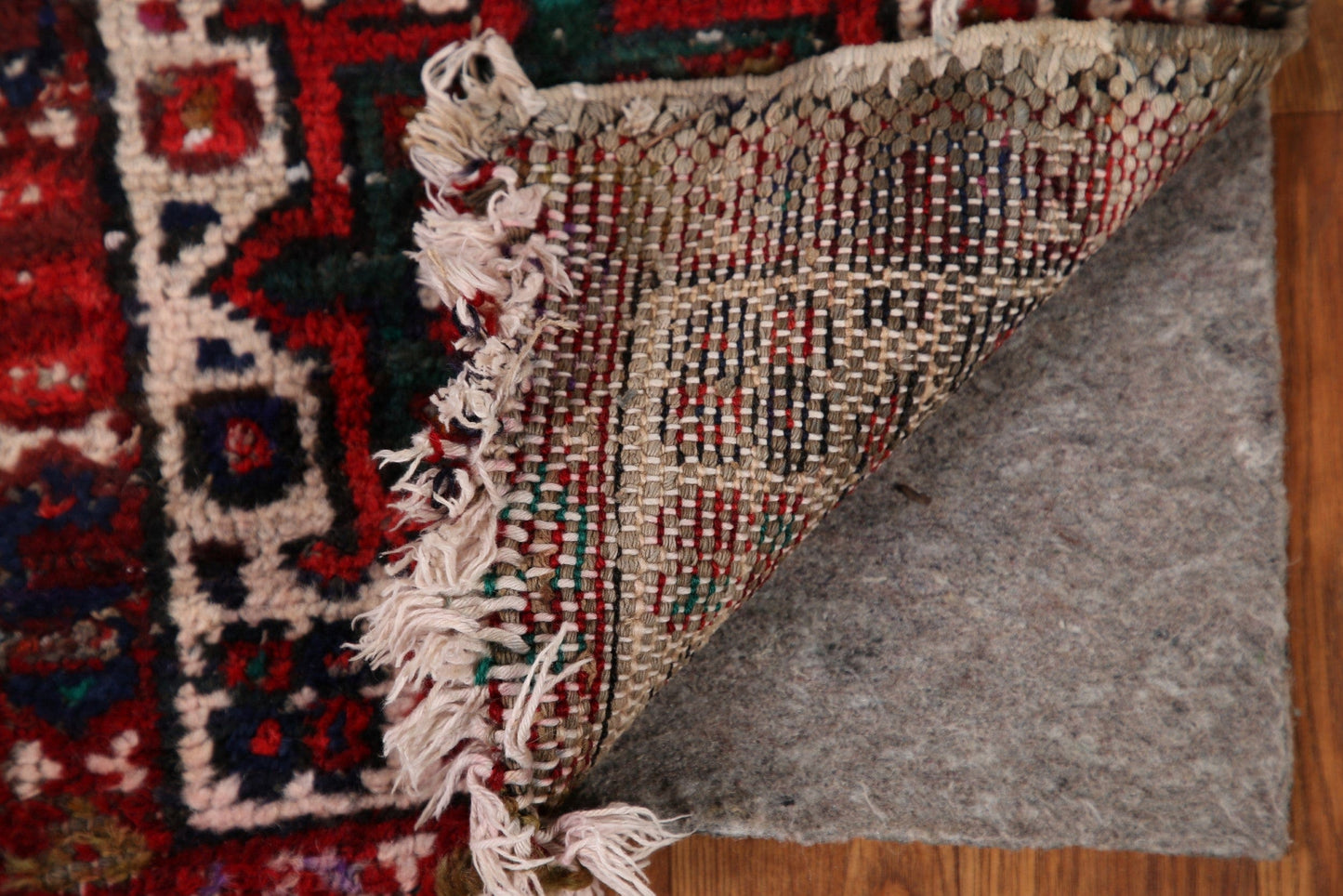 Vegetable Dye Gharajeh Persian Runner Rug 2x5